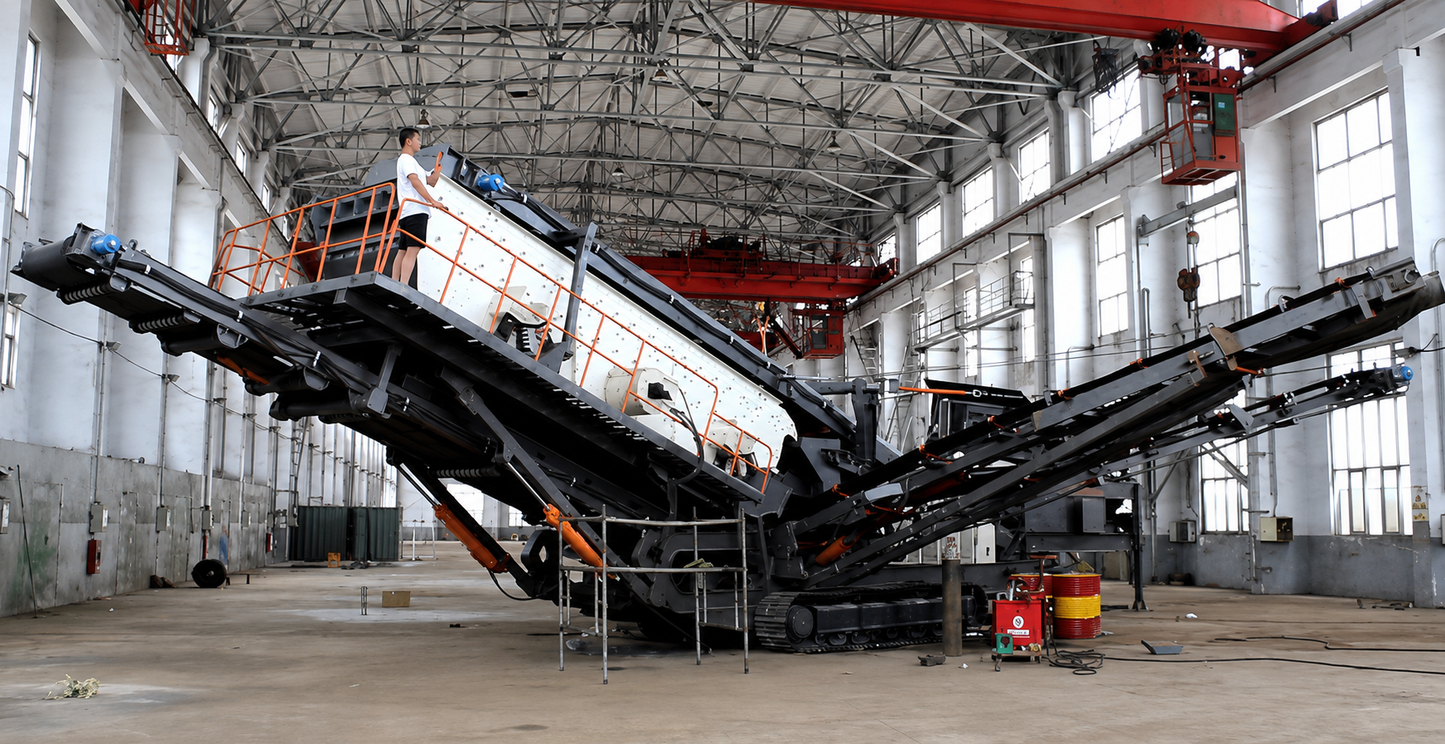 MS-150 Mobile Track-Mounted Vibrating Screen | 150 Metric Tonnes Per Hour (150 t/h)