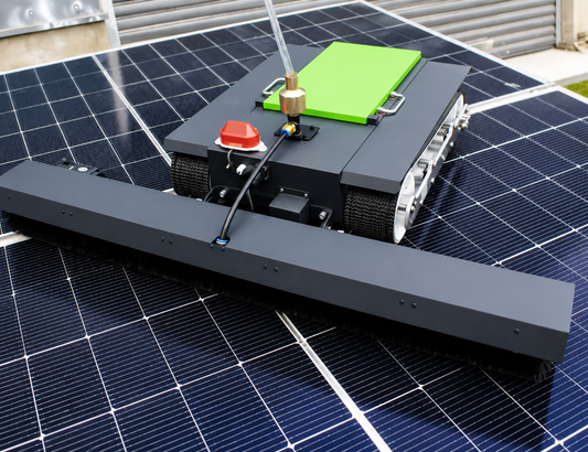 YK1-1300 Remote-Controlled Solar Panel Cleaning Robot | Wet & Dry Cleaning for Solar Farms and Tracker Systems