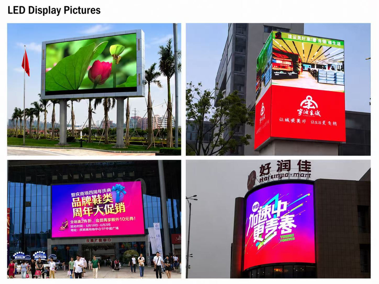 P8 Outdoor Full Colour LED Display Screen – 5.76m x 2.88m | High-Brightness Commercial Digital Billboard