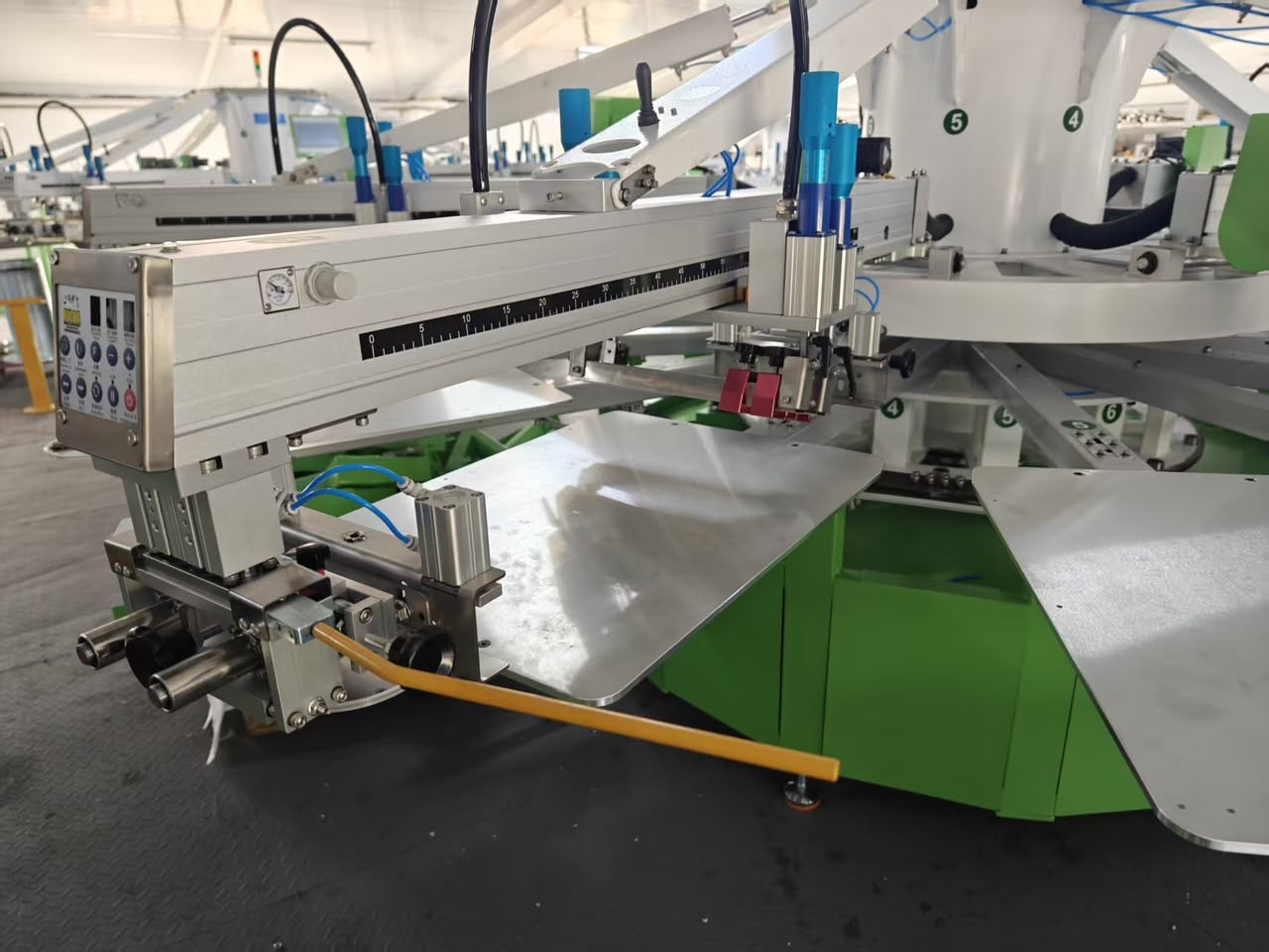 6-Color 14-Station Rotary Silk Screen Printing Machine
