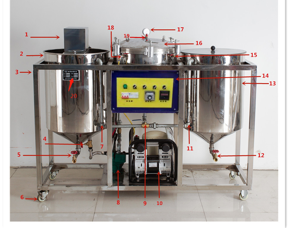 Large-Capacity Edible Oil Refining System – Full-Scale Crude Oil Purifier with Multi-Stage Filtration