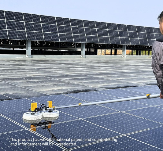 EB-02 7.5m AC & Battery Solar Panel Cleaning Brush | Heavy-Duty Professional Solution for Solar Farms
